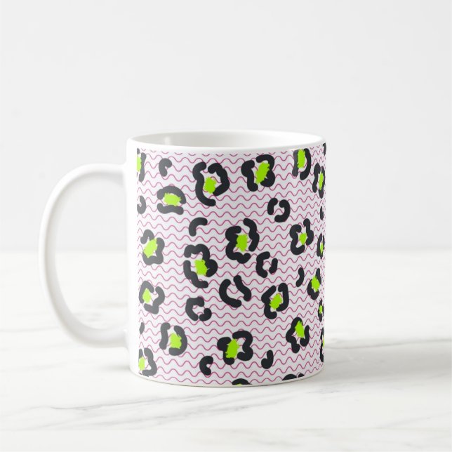 Animal print pattern coffee mug (Left)