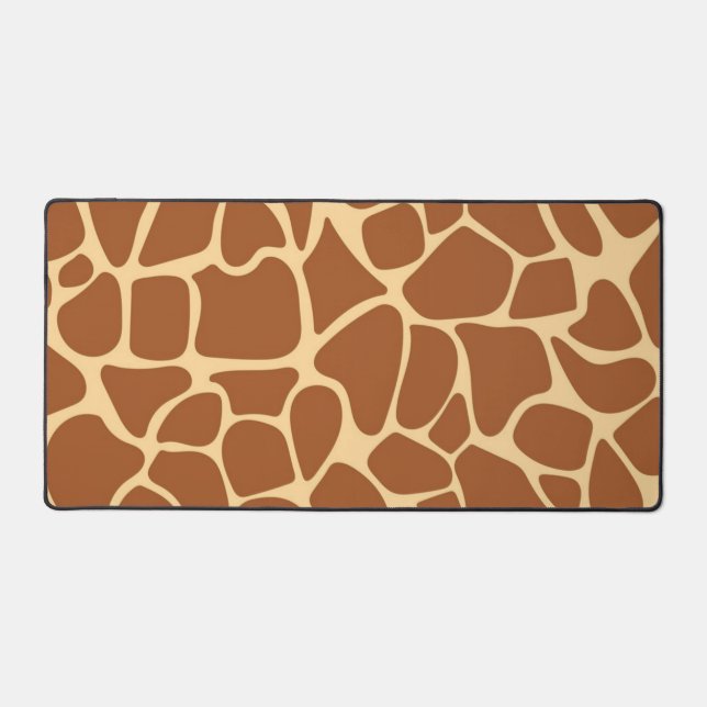 Animal print pattern desk mat (Front)