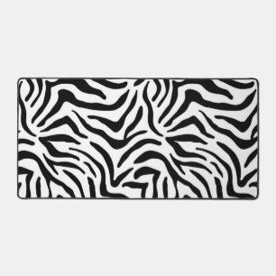 Animal print pattern desk mat