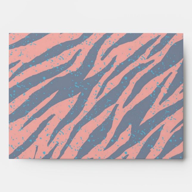 Animal print pattern envelope (Front)
