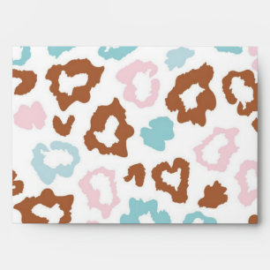 Animal print pattern envelope