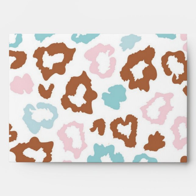 Animal print pattern envelope (Front)