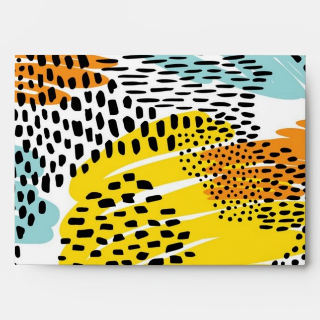 Animal print pattern envelope (Front)
