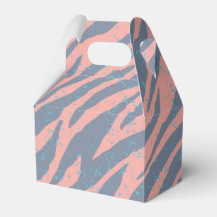 Animal print pattern favor box