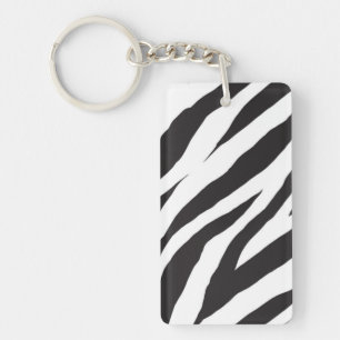 Animal print pattern keychain