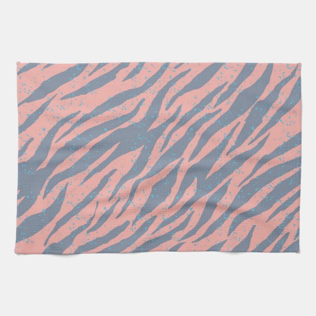 Animal print pattern kitchen towel (Horizontal)