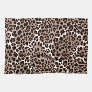 Animal print pattern kitchen towel