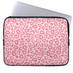 Animal print pattern laptop sleeve