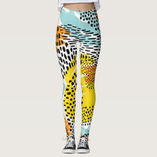 Animal print pattern leggings