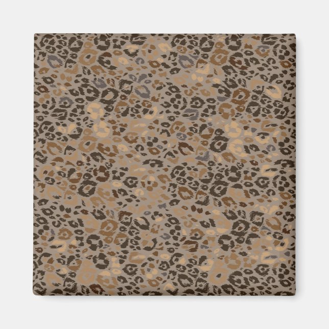 Animal print pattern magnet (Front)