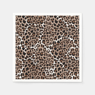 Animal print pattern napkin