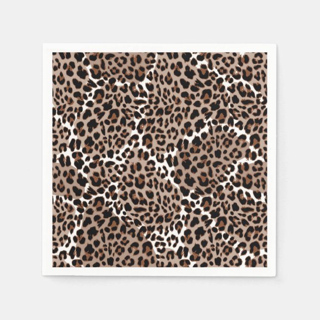 Animal print pattern napkin (Front)