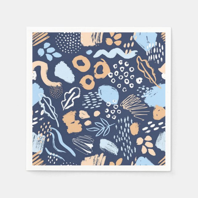 Animal print pattern napkin (Front)