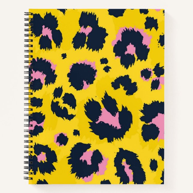 Animal print pattern notebook (Front)