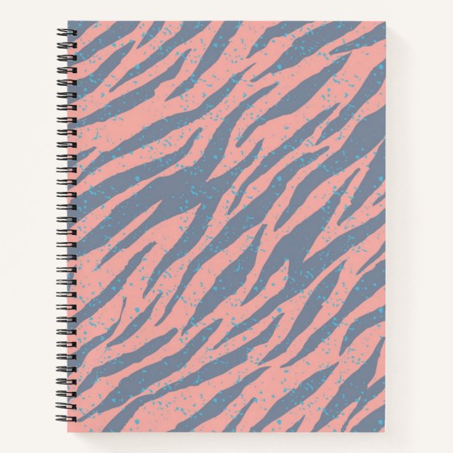 Animal print pattern notebook (Front)