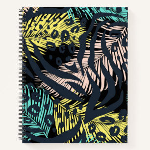 Animal print pattern notebook