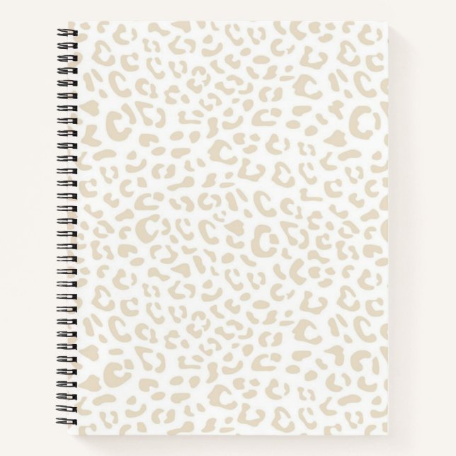 Animal print pattern notebook (Front)
