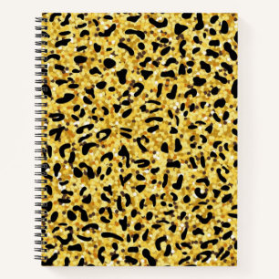 Animal print pattern notebook