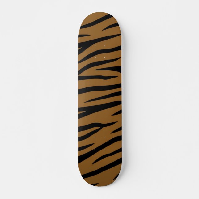 Animal print pattern skateboard (Front)