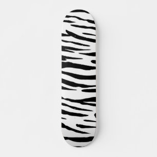 Animal print pattern skateboard
