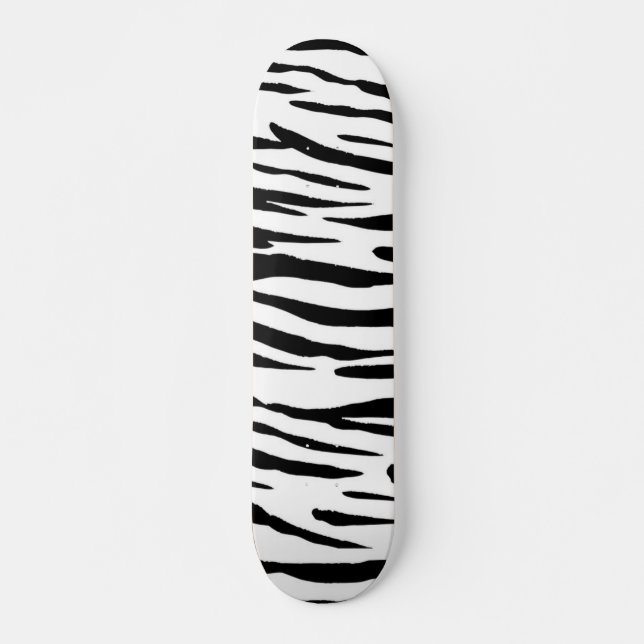Animal print pattern skateboard (Front)