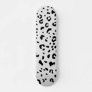 Animal print pattern skateboard