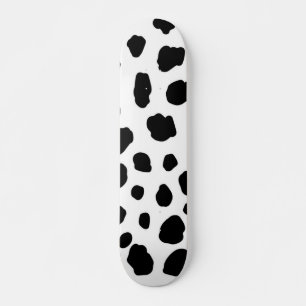 Animal print pattern skateboard