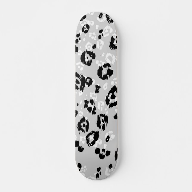 Animal print pattern skateboard (Front)