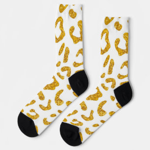 Animal print pattern socks