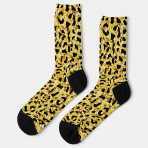 Animal print pattern socks