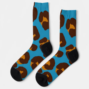 Animal print pattern socks