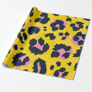 Animal print pattern wrapping paper