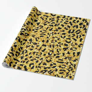 Animal print pattern wrapping paper