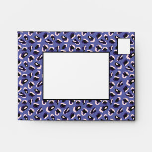 Animal Print Periwinkle Envelope