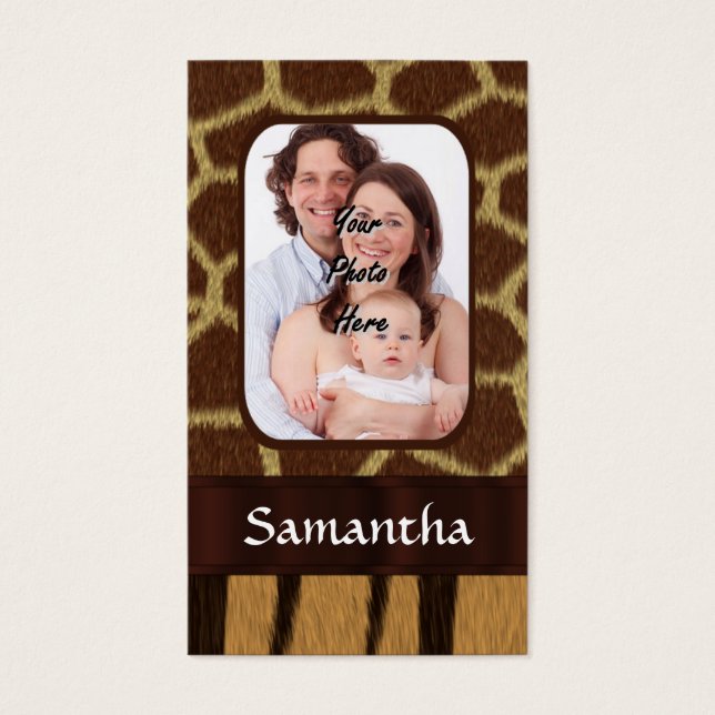 Animal print photo background (Front)