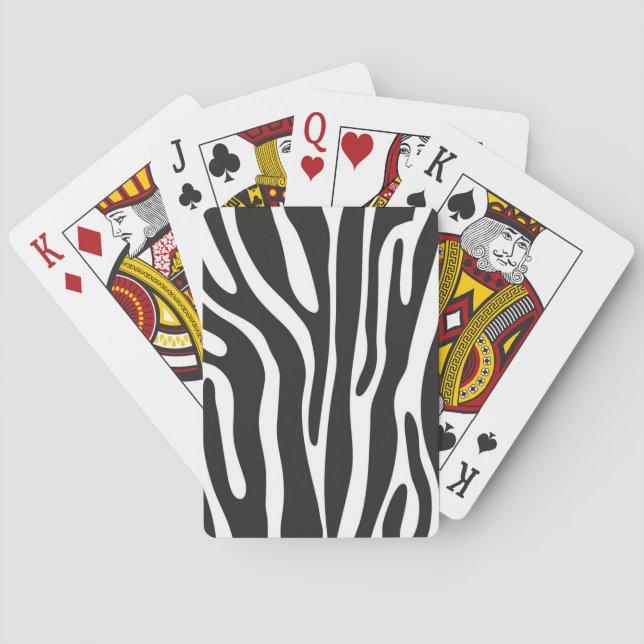 Animal Print Playing Cards (Back)
