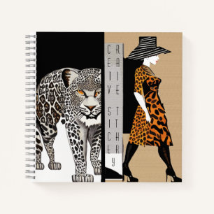 Animal Print Printing Notebook