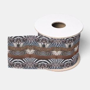 Animal Print Ribbon Grosgrain Ribbon