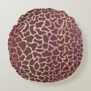 Animal Print Round Pillow