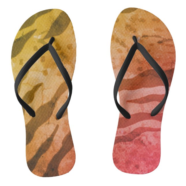 Animal Print Safari Flipflops (Footbed)