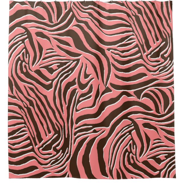 Animal print, seamless zebra pattern. (Front)