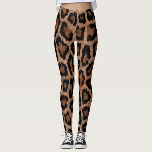 Animal Print Spotted Leopard  Leggings