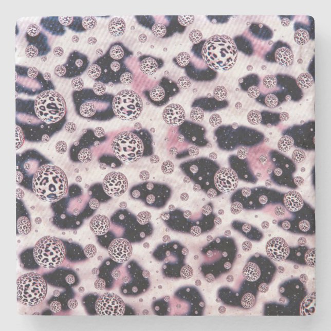 Animal Print Stone Coaster (Front)