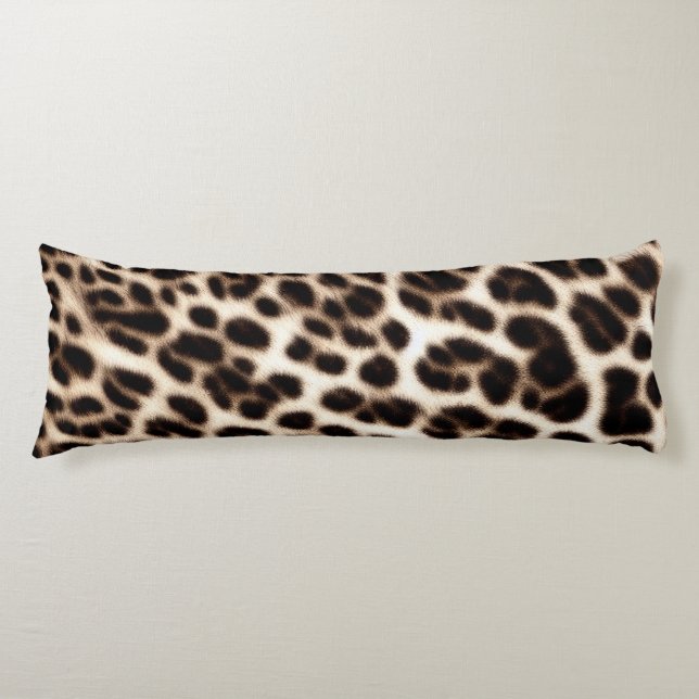 animal print texture fur skin cheetah leopard patt body pillow (Front)