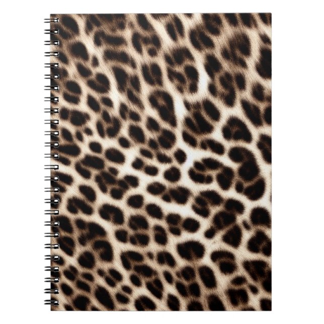 animal print texture fur skin cheetah leopard patt notebook (Front)
