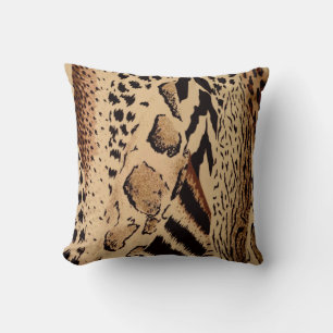 Animal Print Throw Pillow