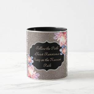 Animal Print Two-Tone Follow the Path Mug
