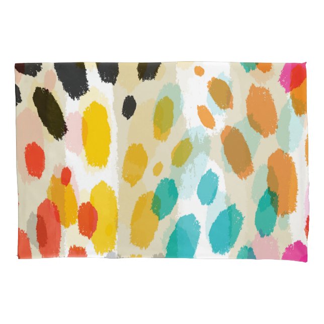 Animal Print Vintage Seamless Pattern Pillowcase (Front)