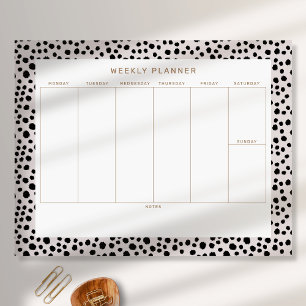 Animal Print  Weekly Planner Tearawy Notepad