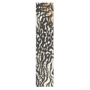 Animal print zebra modern All-Over Print  Short Table Runner